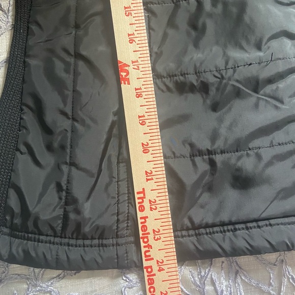 CB Black Moto Jacket Knit Back  Asymmetrical Zip with Pockets Womens Sz M - Picture 5 of 8